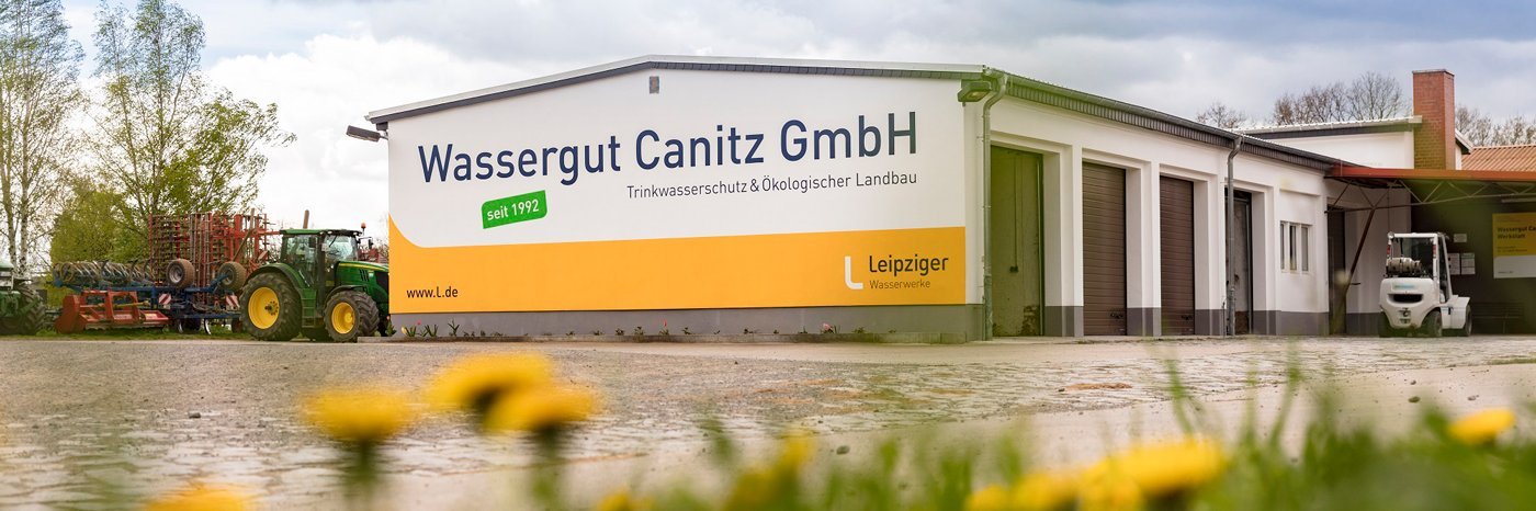 Betriebsgebäude des Wassergut Canitz GmbH. Foto: Leipziger Gruppe